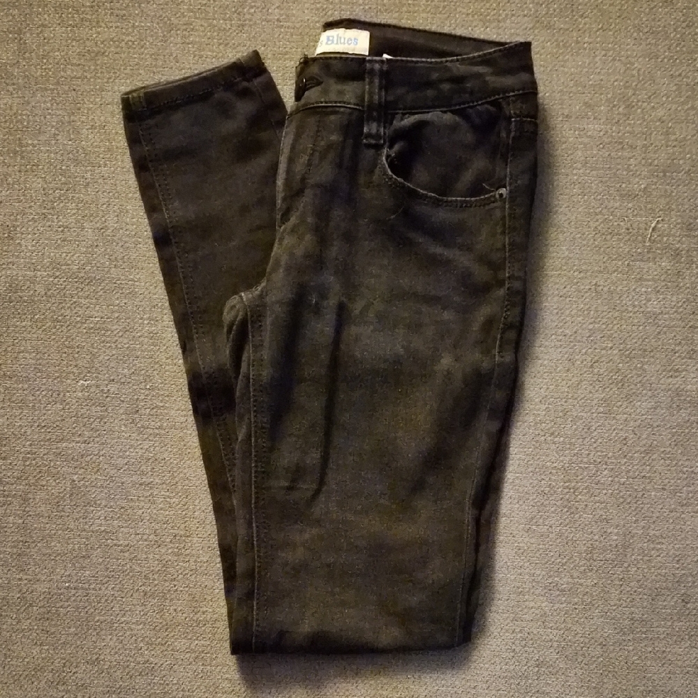 Paris Blues Black Denim Jeans Vintage Low Rise